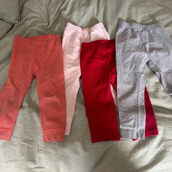 π©· Bundle of 4 Hanna Andersson Leggings β Size 3T π©· - Picture 1 of 3